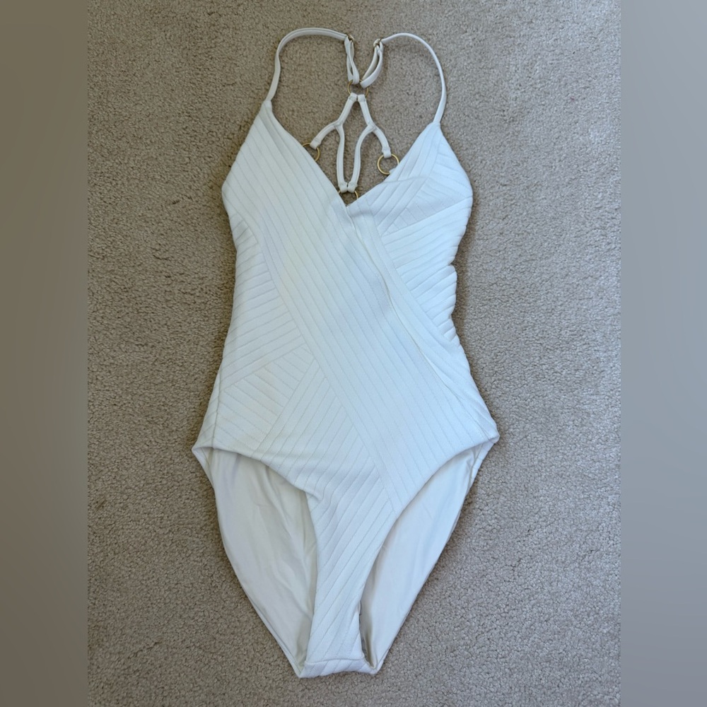 L*space White One Piece Swimsuit